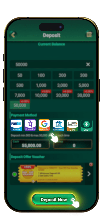 Yono777 Payment Methods